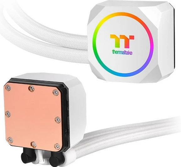 Ftohës uji Thermaltake TH420 ARGB Sync, për CPU, ngjyrë e bardhë