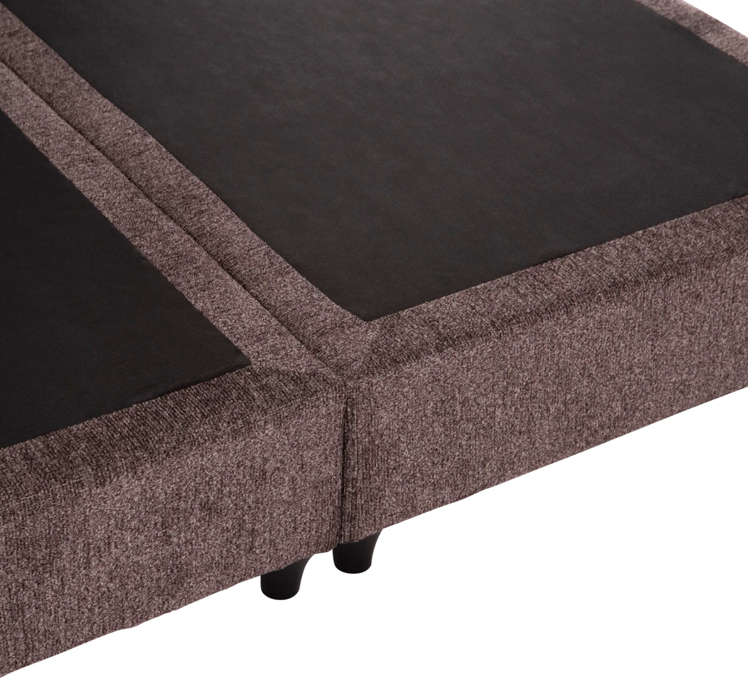 Krevat dopio HILDA, stof boucle ngjyrë kafe, FH717.02, për dyshek 160x200cm