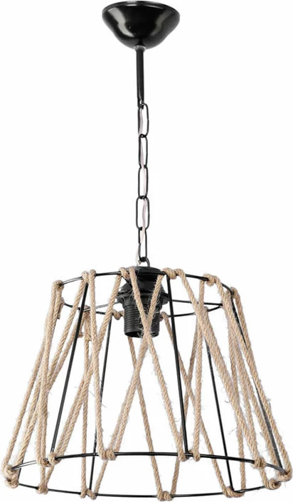 Dritë tavani PWL-1114 Ε27 ngjyrë zezë-bezhë 30x20cm