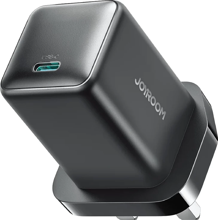 Karikues muri Joyroom JR-TCG18, 65W, 1x USB-C, prizë UK, zi