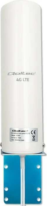 Antenë Qoltec 57044 4G LTE, 5dBi, omnidireksionale, për jashtë, Çelik