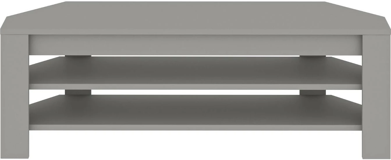 Komodë për TV Hanah Home, qoshe, ngjyrë gri