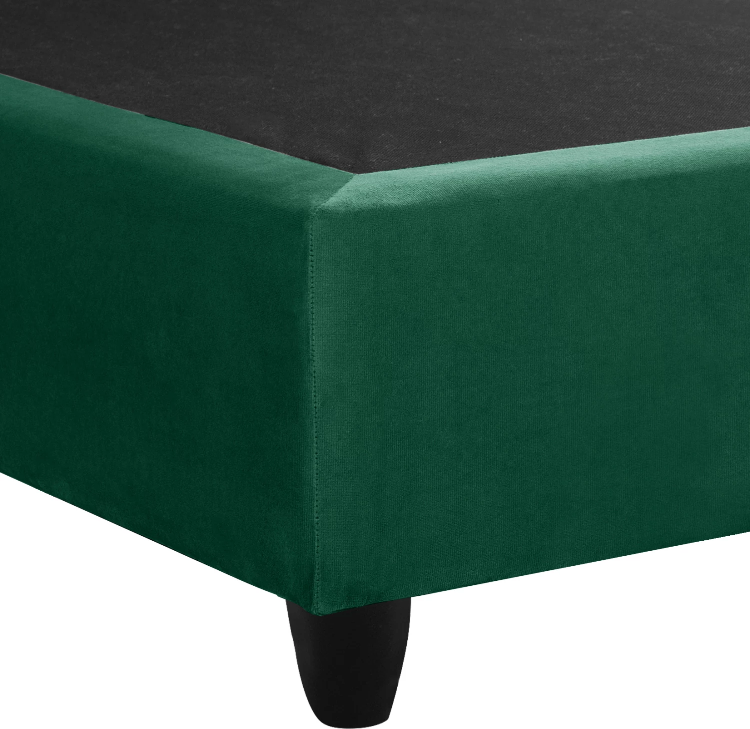 Krevat DOLORES, kadife jeshile selvi, 150x200