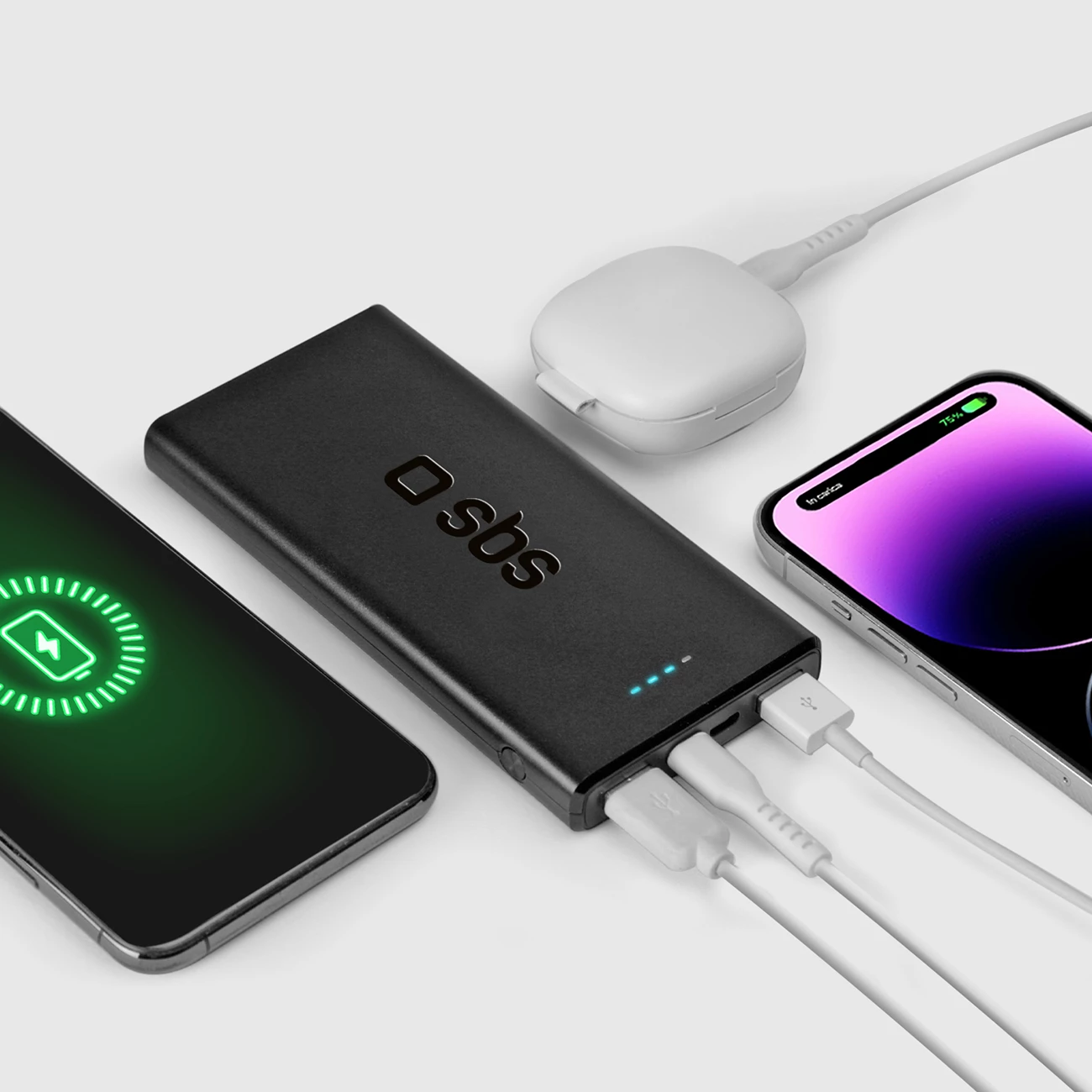 Powerbank SBS TTBB10000FASTPD20K 10000 mAh 20W, e zezë