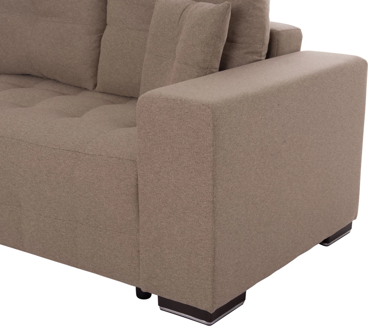 Kënd-sofë me shtrat dhe hapësirë për depo, ngjyrë bezhë, TRENDSTON FH3302.03L, 298x177x95cm