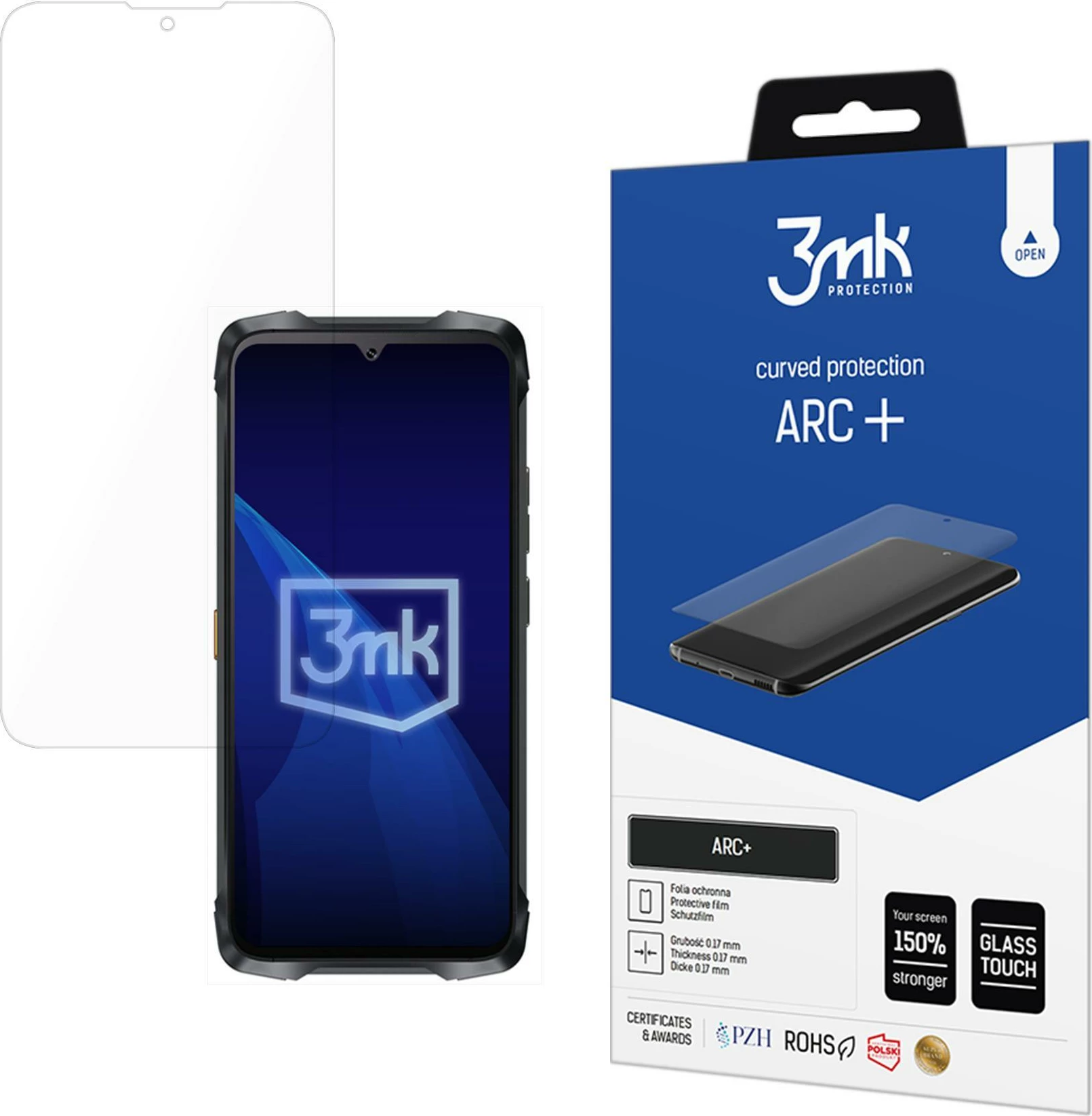 Film mbrojtës 3mk ARC+ për Cubot KingKong Power 3