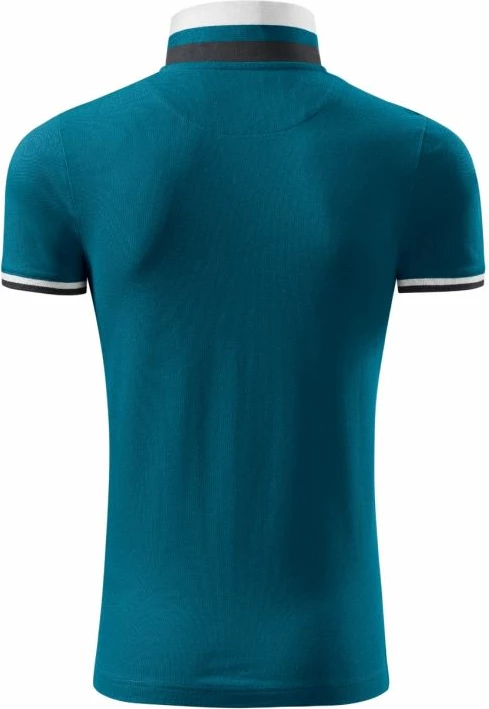 Polo maicë Malfini për meshkuj, blu petrol