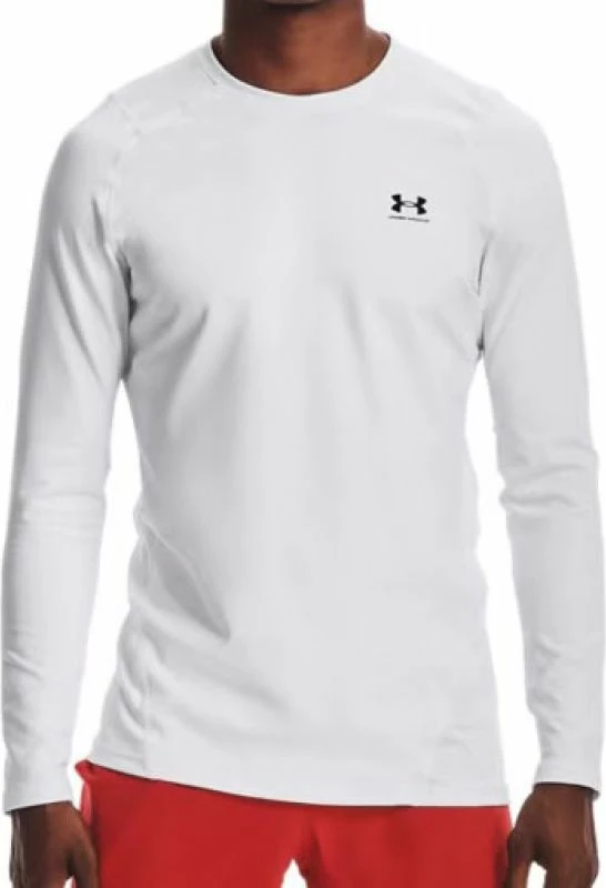 Maicë e gjatë për meshkuj Under Armour, e bardhë