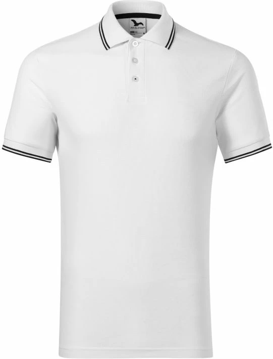 Polo për meshkuj Malfini, të bardhë