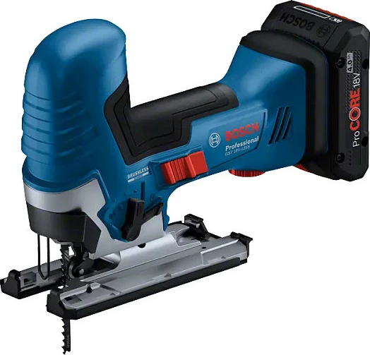 Sharrë elektrike Bosch GST 18V-125 S PROFESSIONAL, brushless, 18V, barrel grip, zi/blu/kuqe