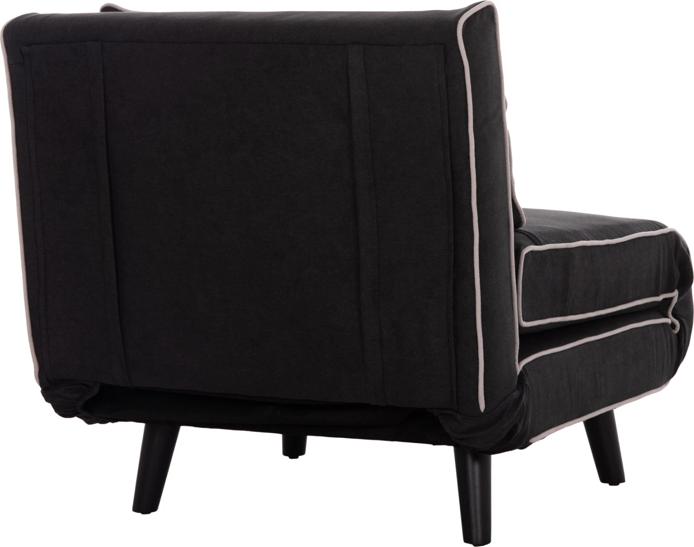 Fotel-krevat BRAXTON, material i zi, FH8425.03, 78x88x78cm