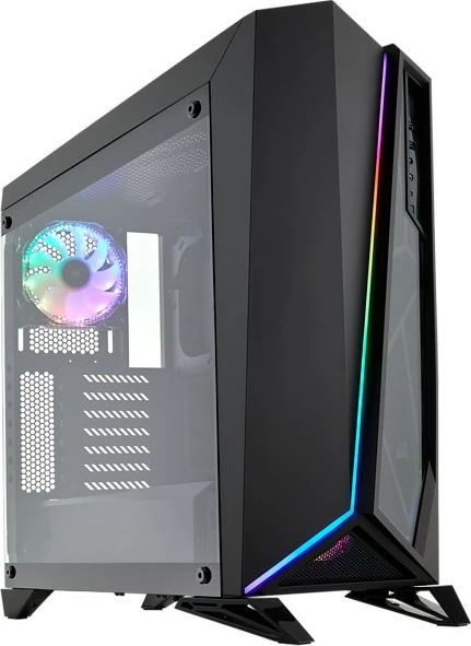 Kasë Corsair Carbide SPEC-OMEGA RGB, Midi Tower, ATX, xham i temperuar, e zezë