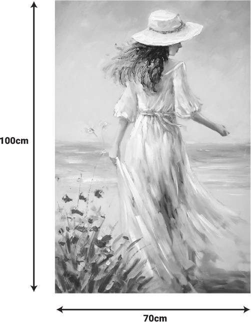 Pikturë kanavacë Avra I, shumëngjyrëshe, 60x3x90cm