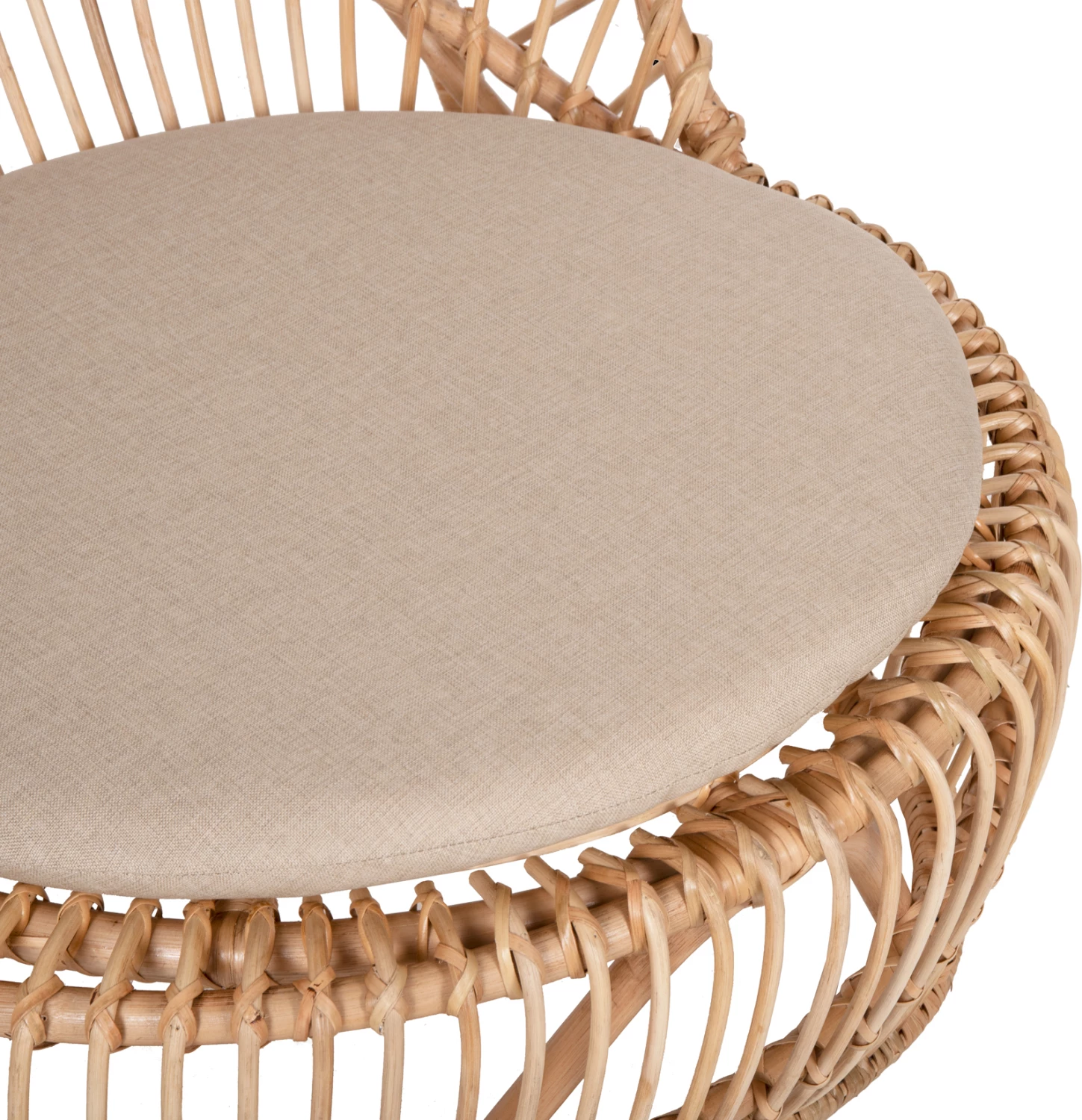 Karrige Entropy FH9840.01, ratan natyral, jastëk krem, 80x97x85H cm