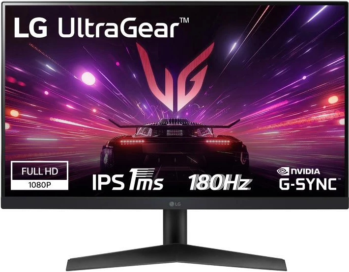 Monitor gaming LG UltraGear 24GS60F-B 24GS60FB 24", Full HD, 180Hz, IPS 1ms, G-SYNC, e zezë
