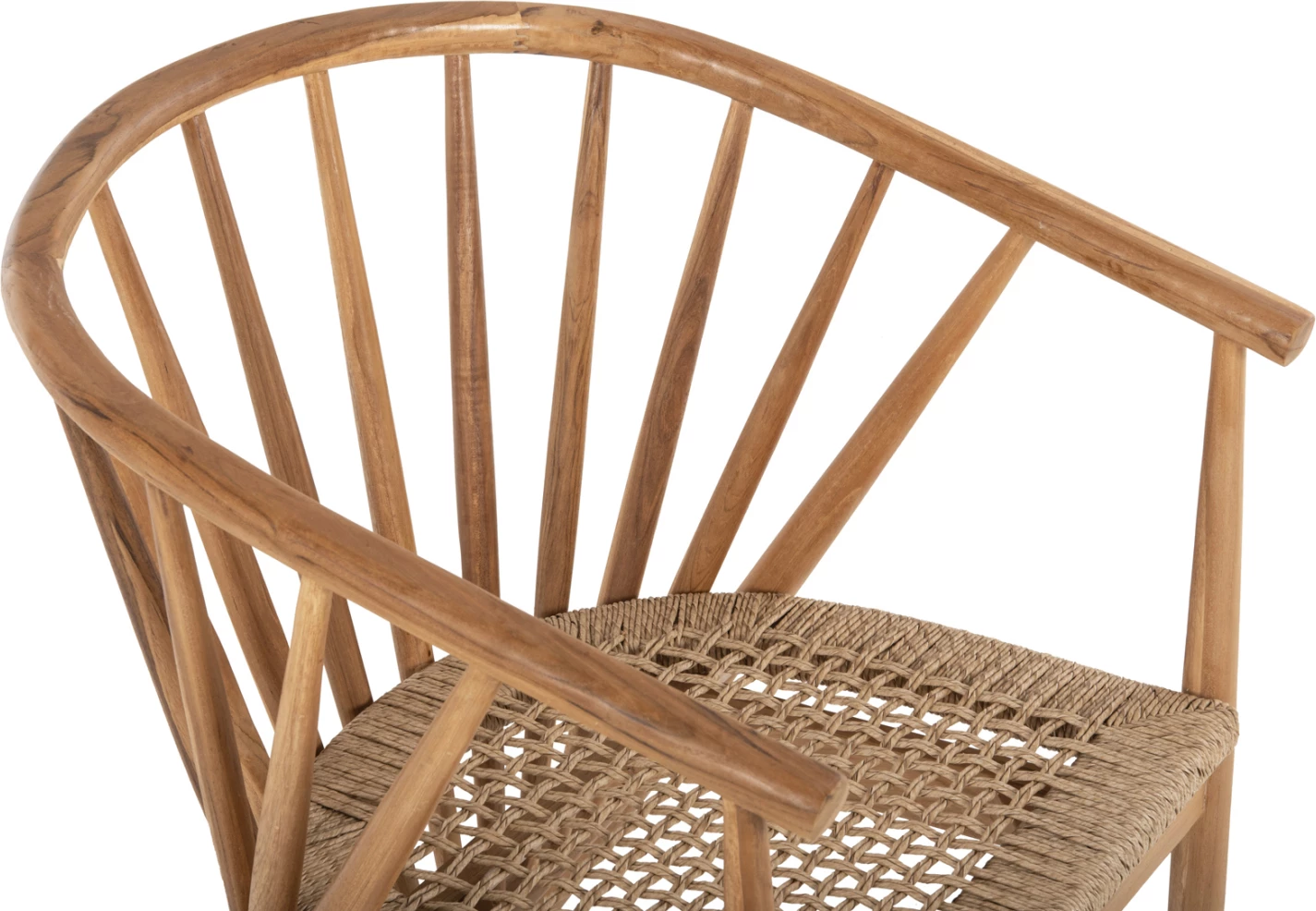 Karrige PERMAINE FH9825 dru tik - litar sintetik, ngjyrë natyrale, 60x63x82H cm