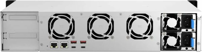 Server NAS QNAP TS-873AeU-RP-4G, 8-bay, 4GB RAM, Dual 2.5GbE, 2U rack short-depth, i zi