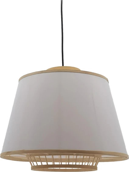 Dritë tavani Certy Inart E27 bambu ngjyrë natyrale D50χ33cm