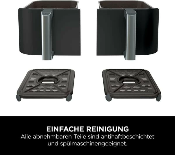 Furrë me ajër Ninja Foodi AF200EU, 7.6L, 2 shporta, 2400W, e zezë