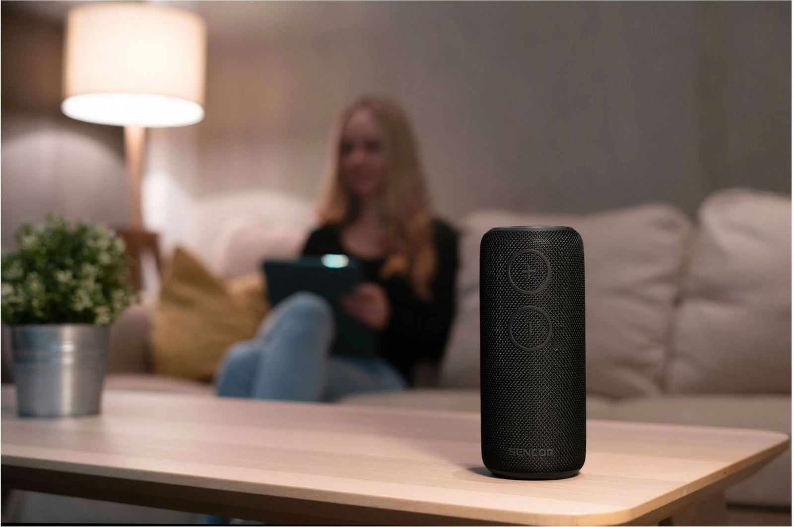 Altoparlant Bluetooth Sencor SIRIUS 2, 20W, LED, TWS, i zi