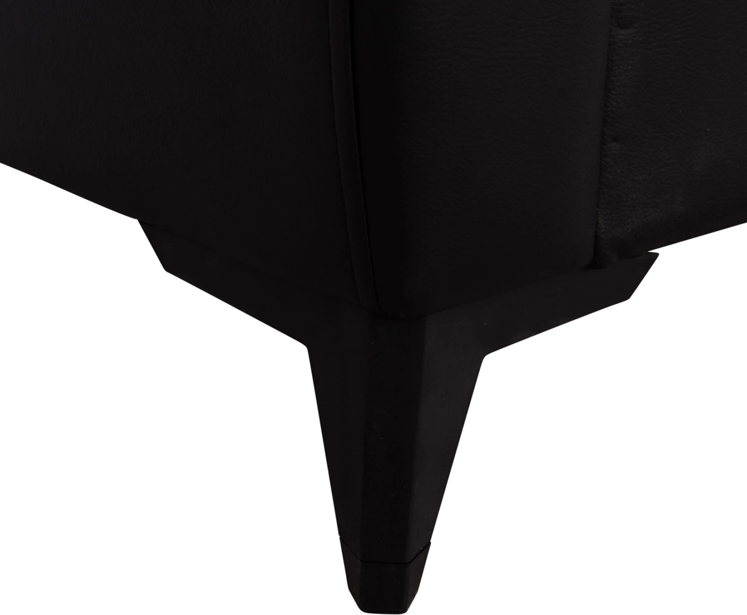 Divan-krevat 2 vende me hapësirë për depo, ngjyrë e zezë, NIKKO FH3293.11, 144x75x84cm