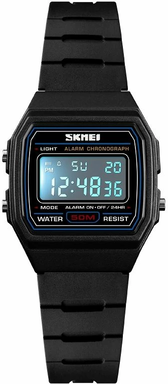 Orë dore digjitale për femra Skmei, e zezë