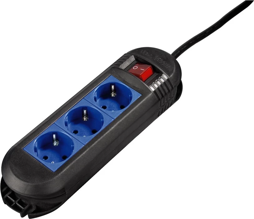 Kabllo vazhduese Hama, 3 priza, 1.5 m, zezë/kaltër 223043