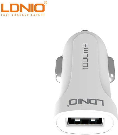 Karikues Për Veturë LDNIO DL-C17 (Bardhë)