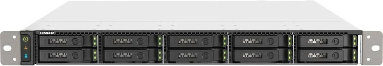 NAS all-flash, QNAP TS-h1090FU-7302P-64G, 10x U.2 NVMe Gen4 x4, AMD EPYC 7302P, 64GB DDR4, 1U rack, 2x 25GbE + 2x 2.5GbE