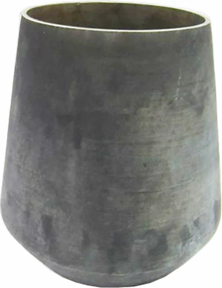 Mbajtës qirinjsh CINZA tealight, xham, gri-ari, 15x15x16 cm