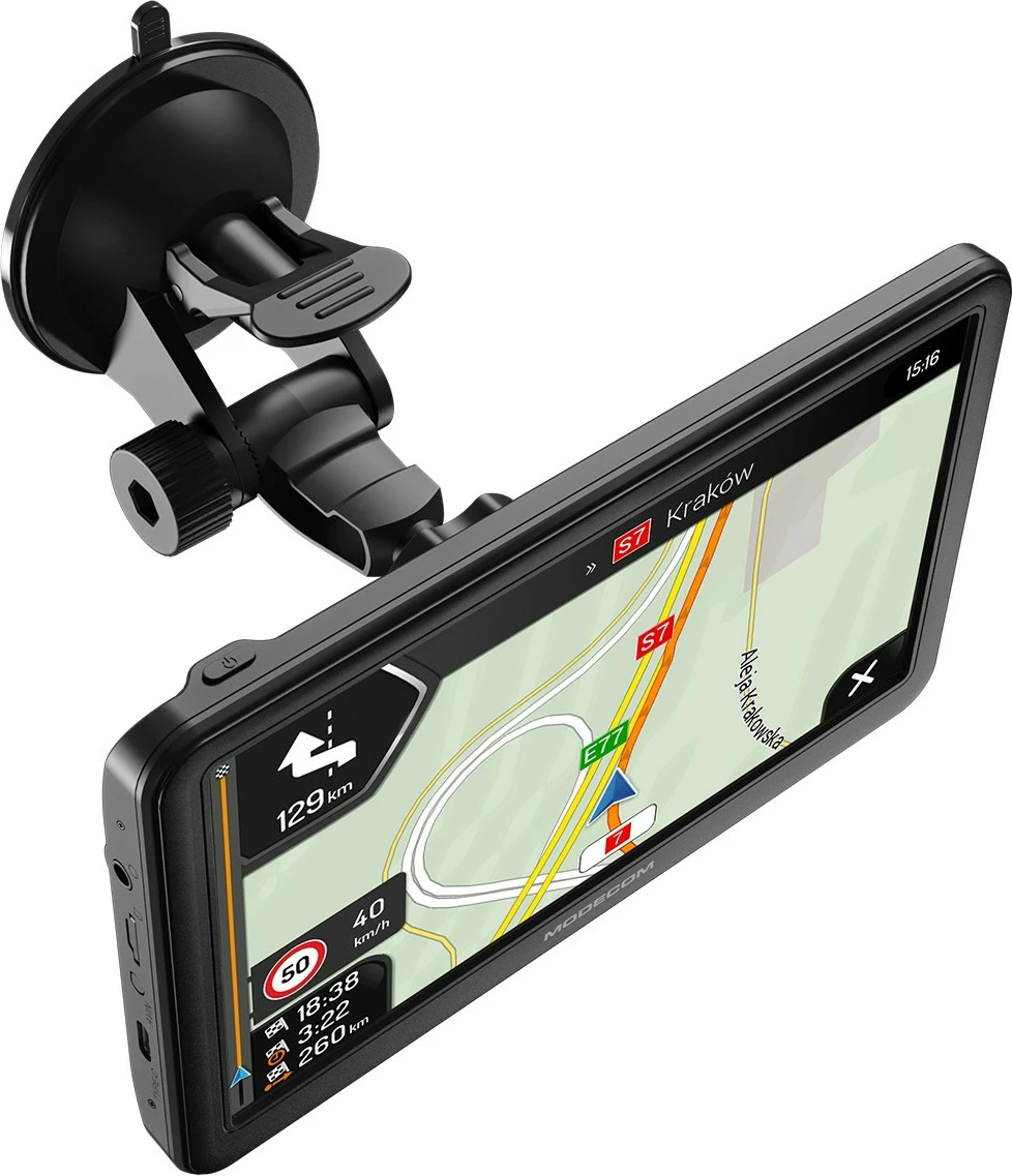 Navigacion GPS për veturë/kamion MODECOM FreeWAY CX 7.0 iGO, 7" TFT, 8GB, 256MB RAM, microSD, Evropë, përditësim 1‑vjeçar