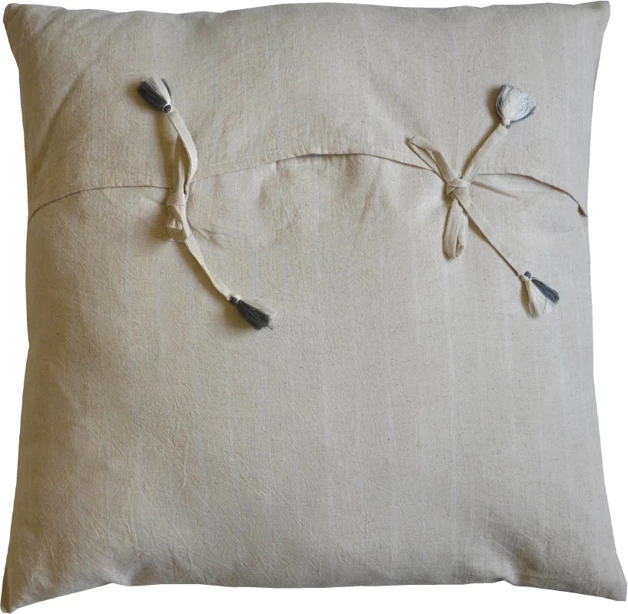 Jastëk dekorativ Ammos 5, pambuk, bezhë, 60x60cm