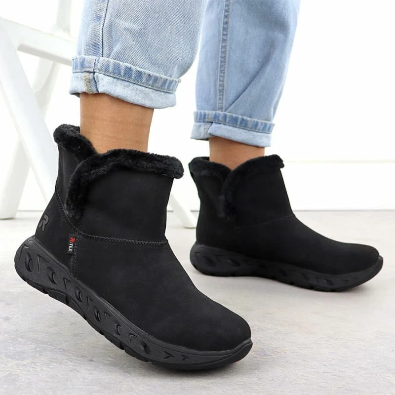 Çizme për femra Rieker, të zeza