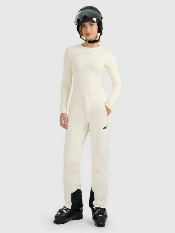 Pantallona softshell skijimi për femra 4f