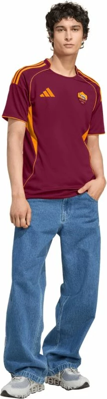 Fanellë futbolli për meshkuj adidas AS Roma, e kuqe e errët