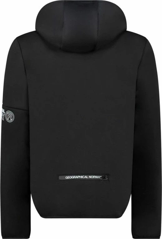 Duks me kapuç për meshkuj Geographical Norway, i zi