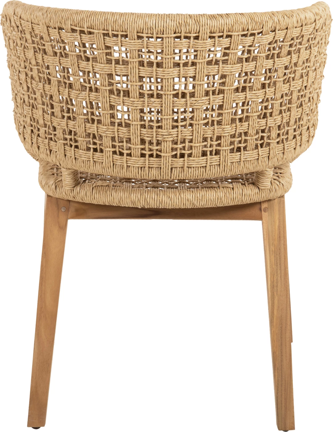 Karrige për brenda FARLEY, dru teak, litar sintetik, ngjyrë natyrale, 57x58x86H cm