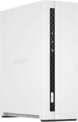NAS QNAP TS-133, 1-bay, 2GB RAM, 1GbE, ARM 4-core 1.8GHz, i bardhë