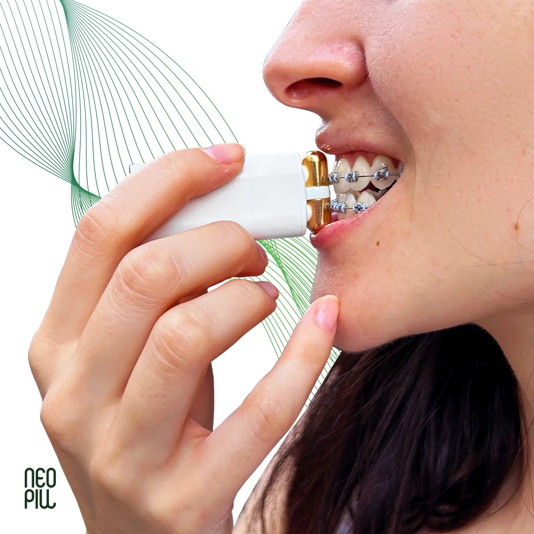 NEO PILL mjet për higjienën e dhëmbëve dhe aparatet ortodontike