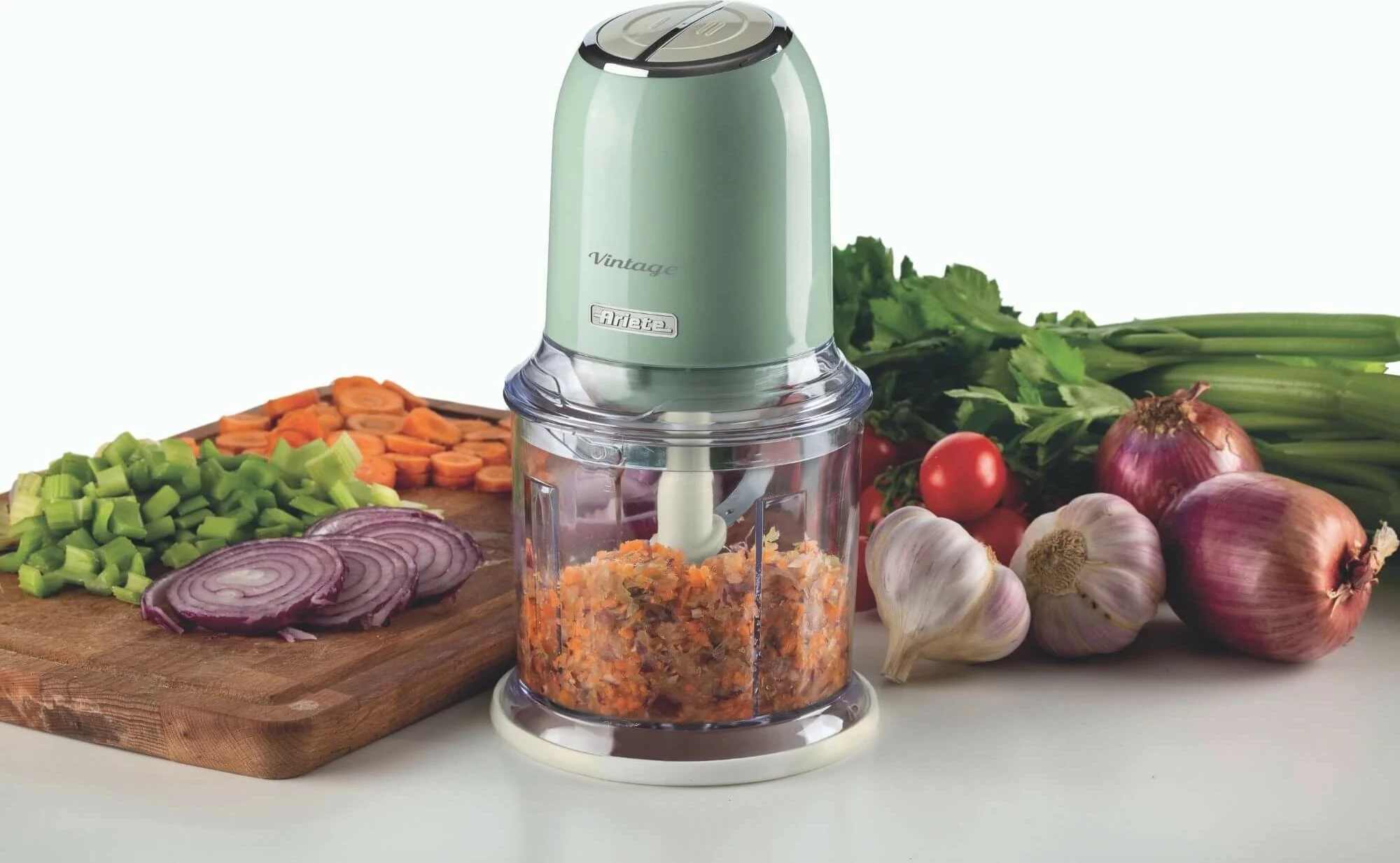 Tritatore Ariete Vintage 0438, 600ml, 400W, e gjelbër