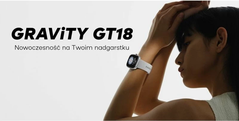 Smartwatch për meshkuj Gravity, portokalli