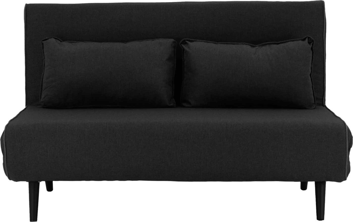 Krevati-sofë për 2 persona, material tekstili, ngjyrë gri e errët, ASMA FH3077.03, 140x80x77cm