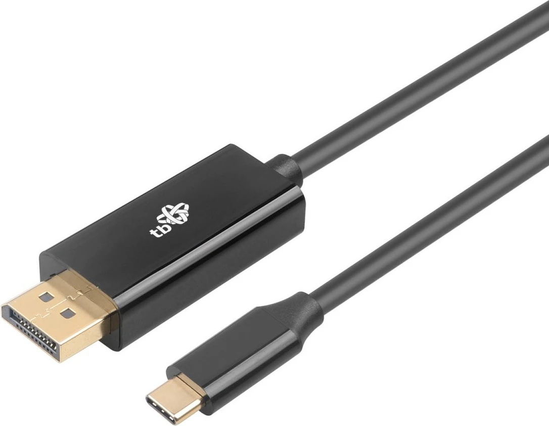 Kabllo USB-C në DisplayPort TB AKTBXVDUSBCDP2B, 2m, e zezë