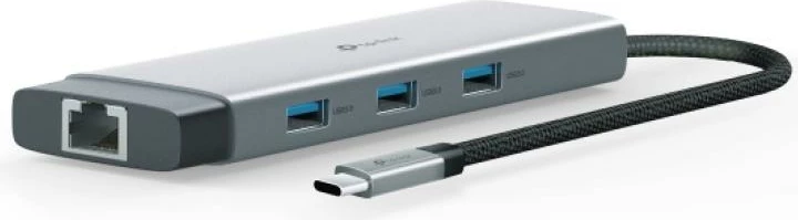 Adaptor USB-C TP-Link UH9120C multiport, zezë/gri