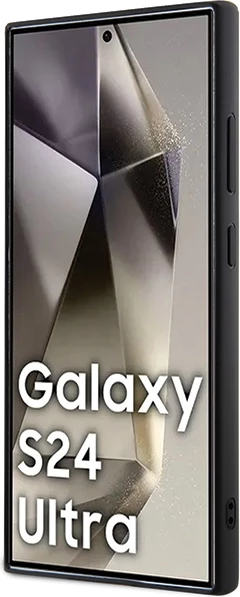 Mbështjellës Karl Lagerfeld 3D Rubber Ikonik për Samsung Galaxy S24 Ultra, i zi