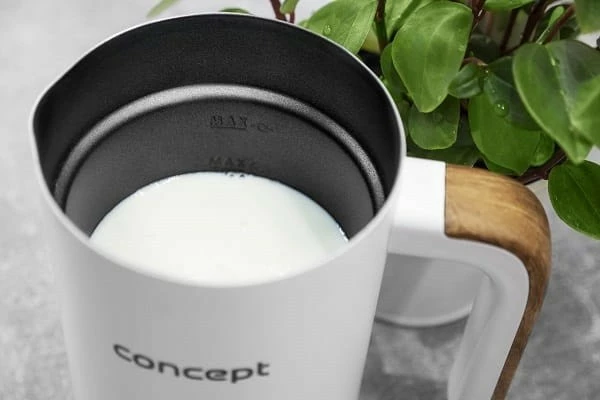 Spumatore qumështi Concept NM4100 NORDIC, 240 ml, Bardhë/Dru