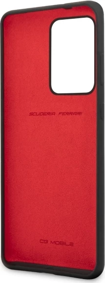 Mbështjellës Ferrari Hardcase FESSIHCS69BK për Samsung Galaxy S20 Ultra, silikon, zi
