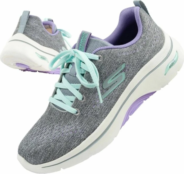 Atlete për femra Skechers, gri/argjend
