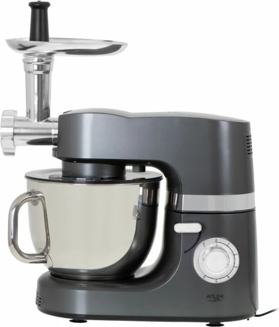 robot kuzhine planetar Adler AD4221, 2200W, tas 7L, me mulli mishi, inox/gri
