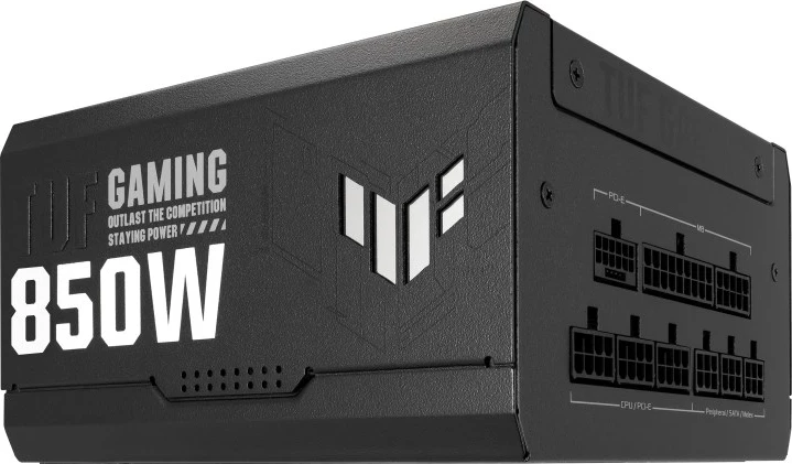 Furnizimi me energji ASUS TUF Gaming 850W Gold, 24-pin ATX, ATX, e Zezë